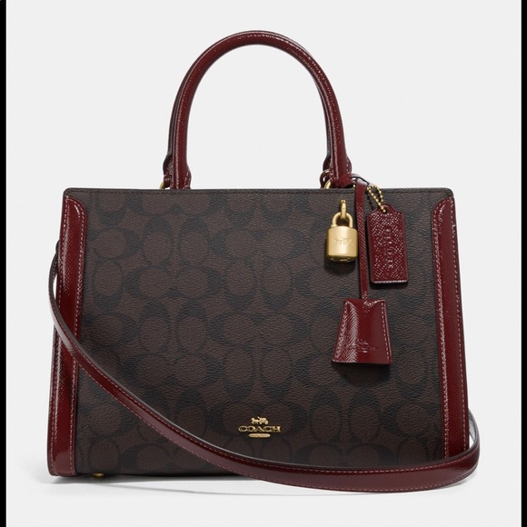 Coach Handbags - Coach Zoe carryall signature canvas F76703 🎉HP🎉